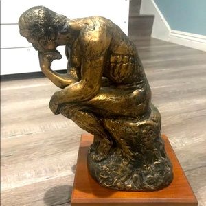 The Thinker Bronze Sculpture By Le Penseur